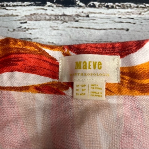 Anthropolgie Maeve Banana Grove A-Line Skirt Size 8p - Picture 2 of 9